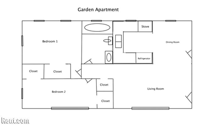 Garden Apartment Floor Plan